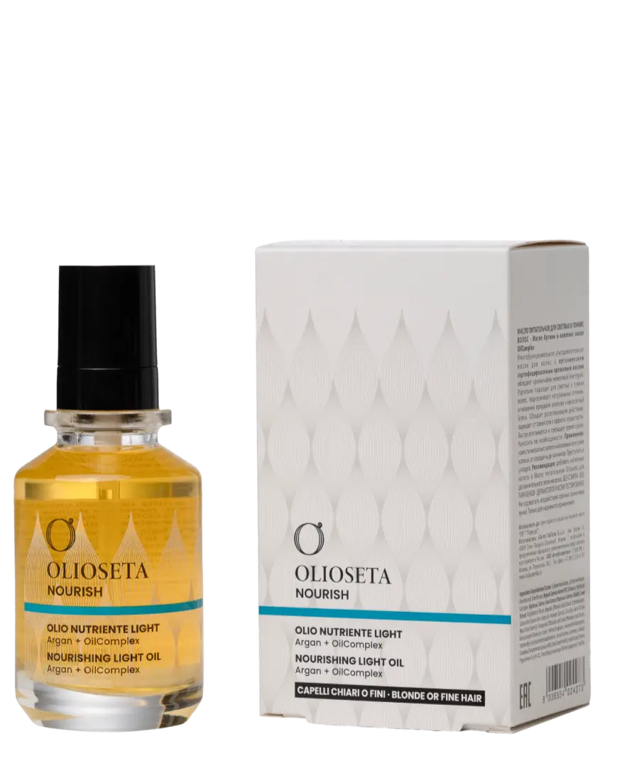 Olioseta Nourish hair oil for fine and light hair Barex Italiana