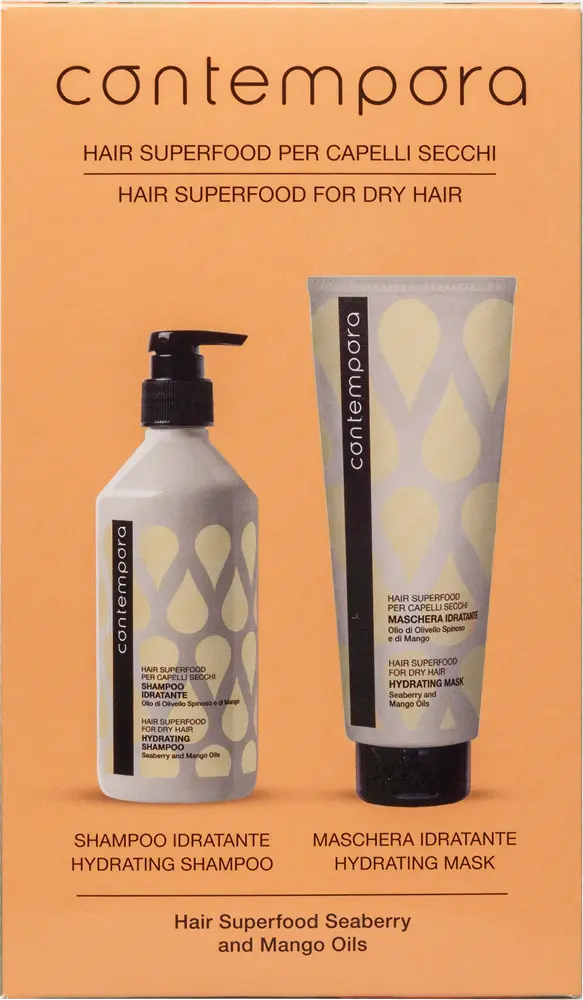 CONTEMPORA Set Hydrating Shampoo 500ml + Mask 350ml Barex Italiana