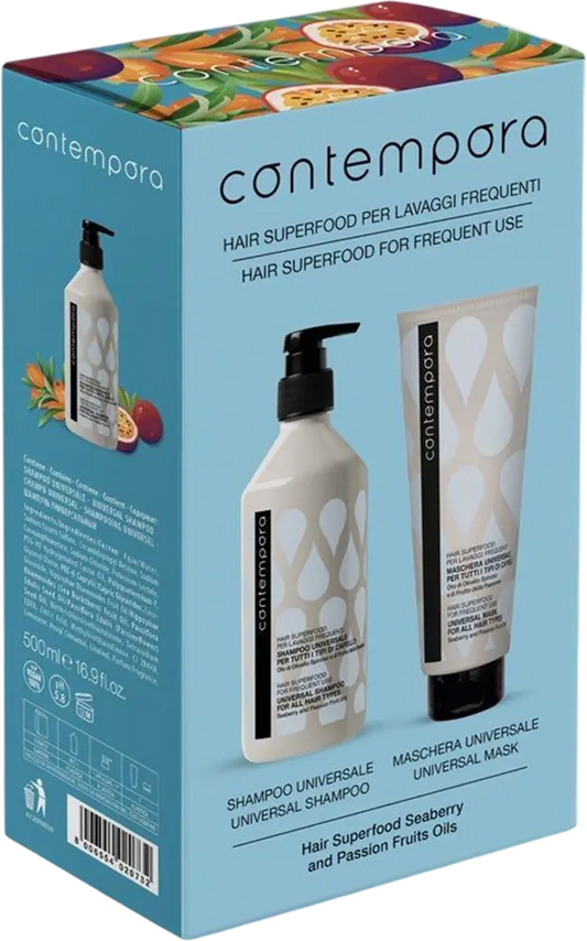 CONTEMPORA Set Universal Shampoo 500ml + Mask 350ml CONTEMPORA