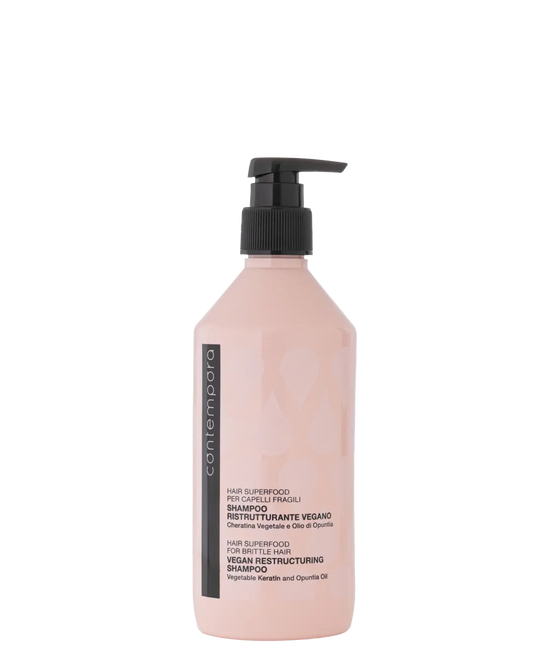 CONTEMPORA Restructuring Shampoo with plant-based keratin and prickly pear oil CONTEMPORA