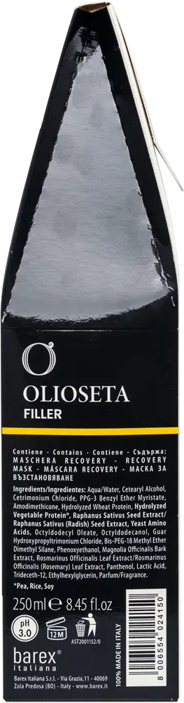 Olioseta Filler Set Shampoo 250ml + Maske 250ml Barex Italiana