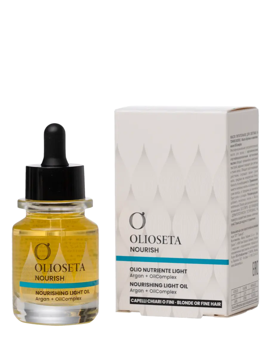 Olioseta Nourish hair oil for fine and light hair Barex Italiana