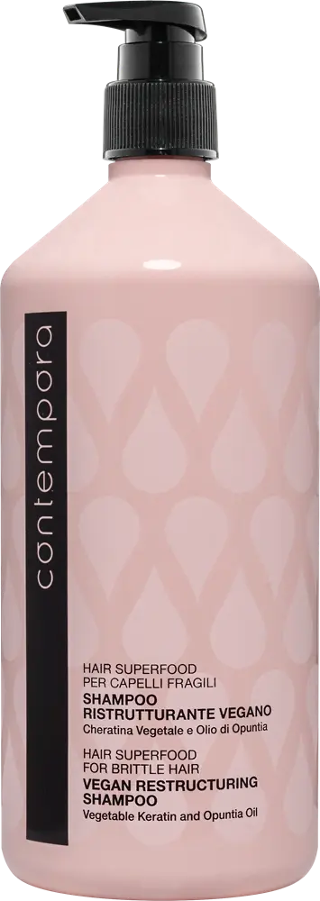 CONTEMPORA Restructuring Shampoo with plant-based keratin and prickly pear oil CONTEMPORA