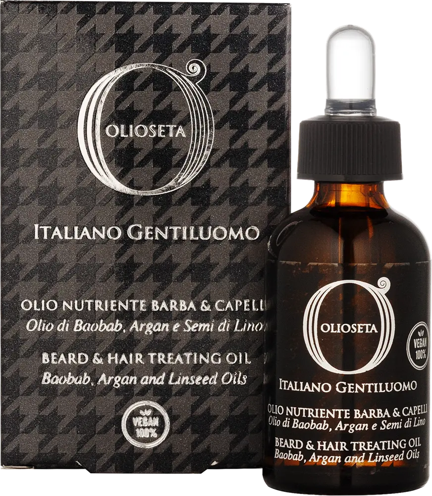 OLIOSETA Italiano Gentiluomo Care oil for beard and hair Barex Italiana