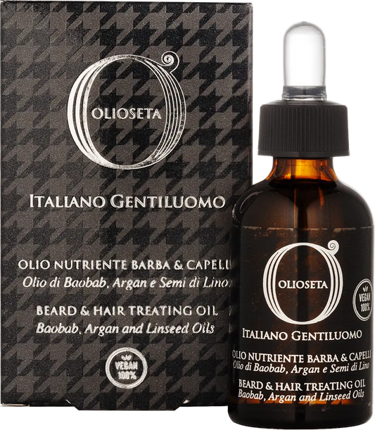 OLIOSETA Italiano Gentiluomo Care oil for beard and hair Barex Italiana
