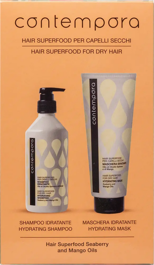 CONTEMPORA Set Hydrating Shampoo 500ml + Mask 350ml Barex Italiana